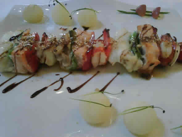 brocheta de rape